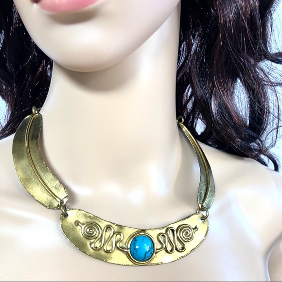 Stunning Gold & Turquoise Jewelry Set 🔥 - Picture 3 of 7